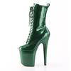 Pleaser - FLAMINGO1040GP Platform Boots - Green Product image
